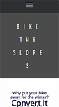 Mobile Screenshot of biketheslopes.ca